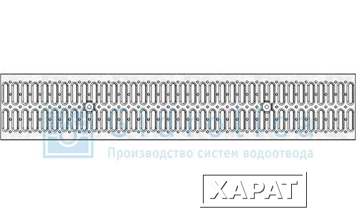 Фото Решетка водоприёмная РВ -15.18,6.100-штампованная стальная оцинкованная