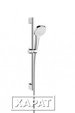 Фото Hansgrohe Croma Select E Multi EcoSmart 26581400 Душевой гарнитур (хром/белый)