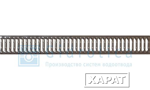 Фото Решетка водоприемная РВ -10.13,6.100-штампованная нержавеющая сталь