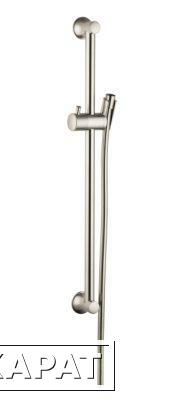 Фото Hansgrohe Unica'Classic Croma 100 27617820 Штанга для душа (шлиф.никель)