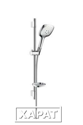 Фото Hansgrohe Raindance Select E 150 3jet/ Unica'S Puro 27856000 Душевой гарнитур (хром)