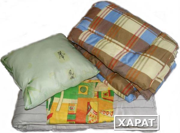 Фото Постельный набор модель Эконом 1 ( матрас, подушка, одеяло и КПБ) постельные принадлежности для рабочих и строителей оптом по низким ценам