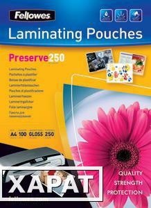 Фото Fellowes Glossy Polyester Pouches А4, 250 мкм, 100 шт.