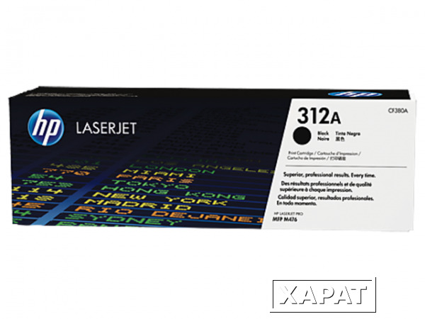 Фото HP 312A Black Original LaserJet Toner Cartridge