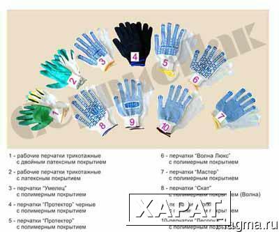 Фото Продаем рабочие перчатки "Точка" 5 нитей в городе Тула по оптовым ценам. Возможна доставка по Тульской области
