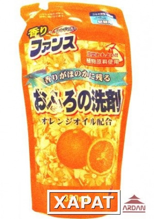 Фото 409191 ФАНСУ моющее средство для ванных комнат с апельсиновым маслом, объем 0,35 л