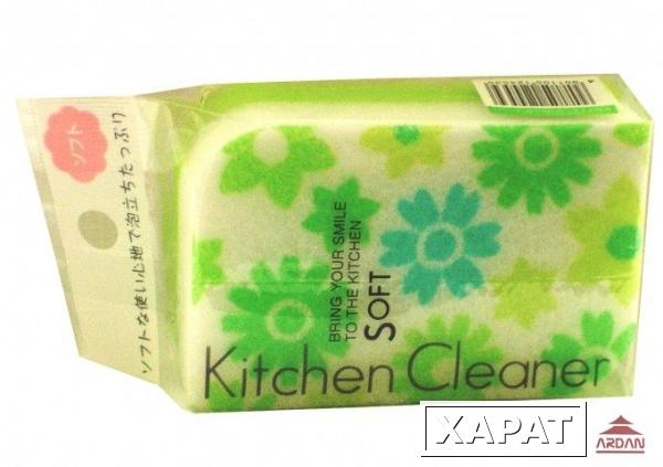 Фото 124539 KITCHEN CLEANER Губка для мытья посуды (зеленая)