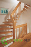 Фото №2 Изготовление деревянных лестниц