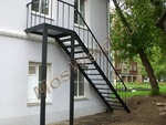 Фото №3 Проектирование, изготовление, монтаж лестниц из металла