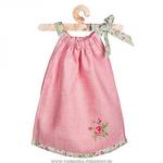 фото Полотенце-платье для рук с вышивкой розалия вафля,100 проц. х/б,розовое