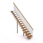 Фото №2 Прямая модульная лестница