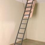 Фото №3 Чердачная металлическая складная лестница FAKRO LMS 60х120х280см