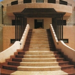 Фото №5 Лестницы: ступени, балясины и перила из мрамора гранита в Астане