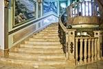 Фото №4 Лестницы: ступени, балясины и перила из мрамора гранита в Астане