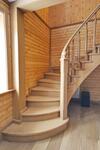 Фото №2 Лестницы межэтажные деревянные