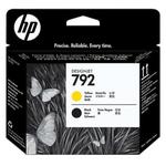 фото Головка печатающая для плоттера HP (CN702A) DesignJet L26500, №792, черная и желтая, оригинальная