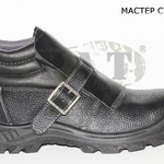 фото Ботинки рабочие MACTEP СВАРЩИК B с металлическим подноском, внешним клапаном из натуральной кожи для защиты от искр и окалины, класс защиты EU - S1