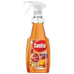фото Средство для мытья стекол 500 г, SANITA (Санита), усиленная формула с нашатырным спиртом