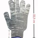 фото Рабочие перчатки ХБ ПВХ 5 нитей 10 класс (Графит)