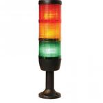 фото Сигнальная колонна 50 мм, красная, желтая, зеленая 220 В, светодиод LED