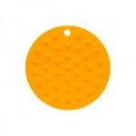 фото Коврик под горячее силиконовый, круглый, 17.5 х 0.2 см, оранжевый, PERFECTO LINEA (23-006114)