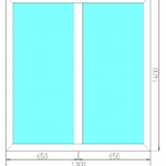 фото Окно пластиковое без монтажа одностворчатое 650*1350