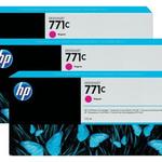 фото Расходные материалы HP 771C Magenta Ink Cartridge 3-Pack
