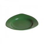 фото Тарелка глубокая керамическая, 225 мм, треугольная, серия Трабзон, зеленая, PERFECTO LINEA (17-322309)