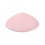 фото Тарелка десертная керамическая, 220 мм, треугольная, серия Трабзон, розовая, PERFECTO LINEA (16-321551)