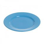 фото Тарелка обеденная керамическая, 241 мм, круглая, серия Лапсеки, синяя, PERFECTO LINEA (16-124401)