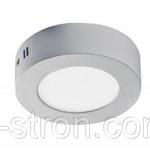 фото Светильник 6Вт накладной круглый белый, металл, 5500-6000К, 120 мм