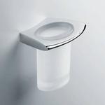 фото Colombo Land В2802 Стакан для зубных щеток (хром, стекло) | интернет-магазин сантехники Santehmag.ru