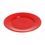 фото Тарелка обеденная керамическая, 241 мм, круглая, серия Лапсеки, красная, PERFECTO LINEA (16-124509)