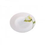 фото Тарелка десертная стеклокерамическая, 190 мм, круглая, серия Белая калла, DIVA LA OPALA (Collection Ivory) (13-119026)