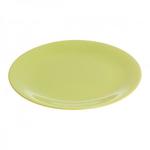 фото Тарелка обеденная керамическая, 253 мм, круглая, серия Самсун, оливковая, PERFECTO LINEA (16-255302)