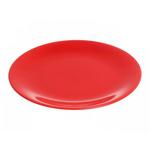 фото Тарелка обеденная керамическая, 253 мм, круглая, серия Самсун, красная, PERFECTO LINEA (16-255506)