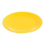фото Тарелка обеденная керамическая, 253 мм, круглая, серия Самсун, желтая, PERFECTO LINEA (16-255117)
