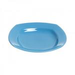 фото Тарелка глубокая керамическая, 221 мм, квадратная, серия Измир, синяя, PERFECTO LINEA (17-422401)