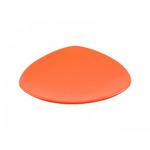 фото Тарелка десертная керамическая, 220 мм, треугольная, серия Трабзон, оранжевая, PERFECTO LINEA (16-321200)
