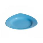 фото Тарелка глубокая керамическая, 225 мм, треугольная, серия Трабзон, синяя, PERFECTO LINEA (17-322401)