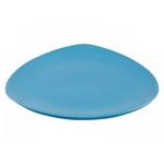 фото Тарелка обеденная керамическая, 270 мм, треугольная, серия Трабзон, синяя, PERFECTO LINEA (16-327401)
