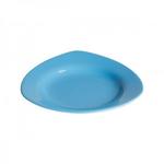 фото Тарелка глубокая керамическая, 225 мм, треугольная, серия Трабзон, синяя, PERFECTO LINEA (17-322401)