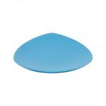 фото Тарелка десертная керамическая, 220 мм, треугольная, серия Трабзон, синяя, PERFECTO LINEA (16-321401)