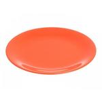 фото Тарелка обеденная керамическая, 253 мм, круглая, серия Самсун, оранжевая, PERFECTO LINEA (16-255200)