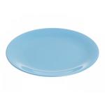 фото Тарелка обеденная керамическая, 253 мм, круглая, серия Самсун, голубая, PERFECTO LINEA (16-255400)
