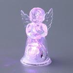 фото Фигурка с подсветкой ангелочек 5х5х9 см,