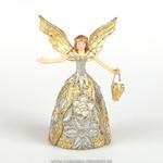 фото Фигурка ангел с корзиной цветов 11 см, без упак.
