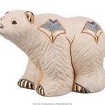 фото Статуэтка декоративная полярный медведь 12х7 см, высота 9,5 см,