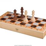 фото Набор игр средний 3 в 1 мраморный :шахматы,шашки,нарды 40х40х2,5 см.