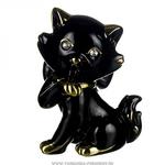 фото Фигурка кошка черная 13х8 см, высота 19 см,